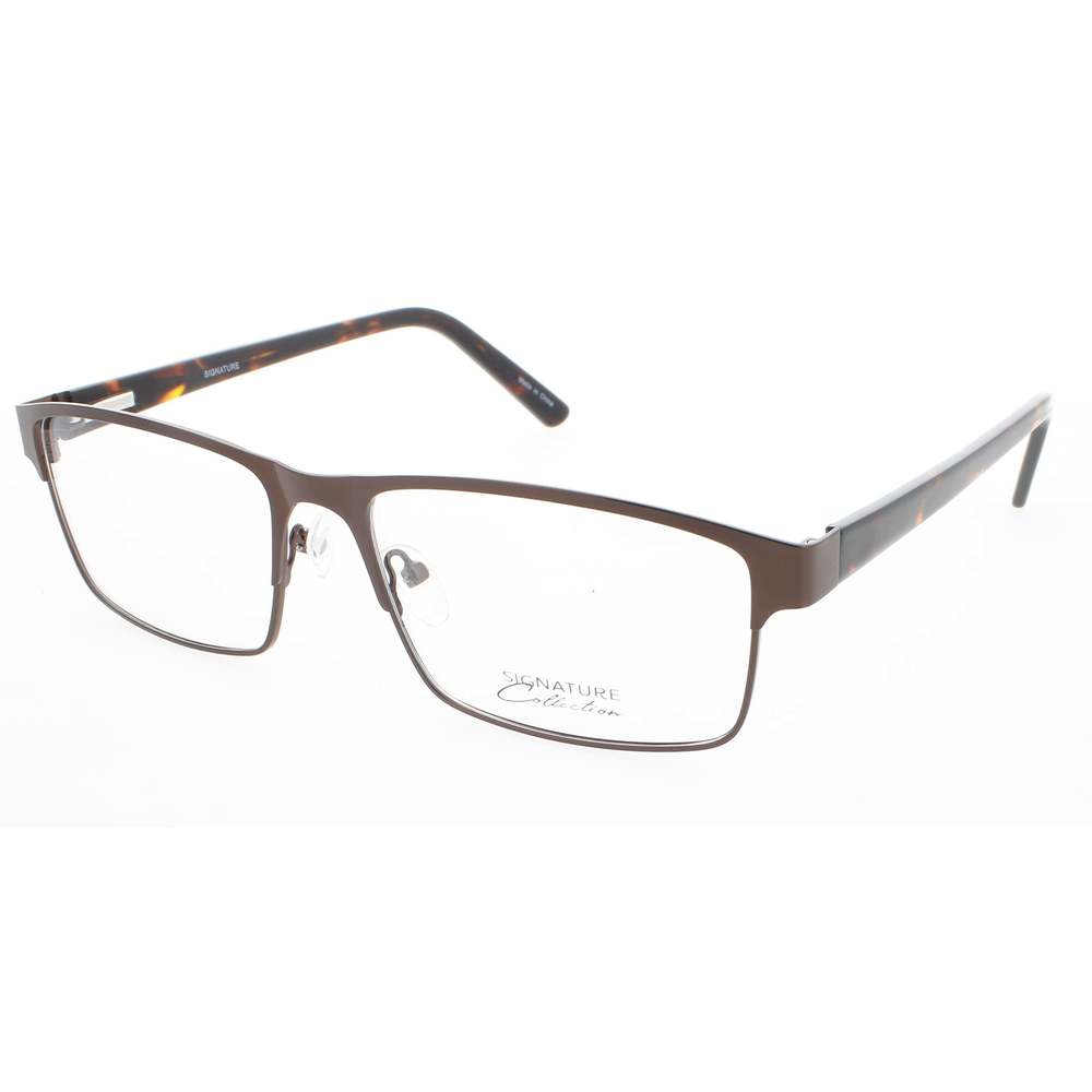 SIGNATURE 1125-Brown-60 Eyeglasses Eye Glasses BROWN Authentic New